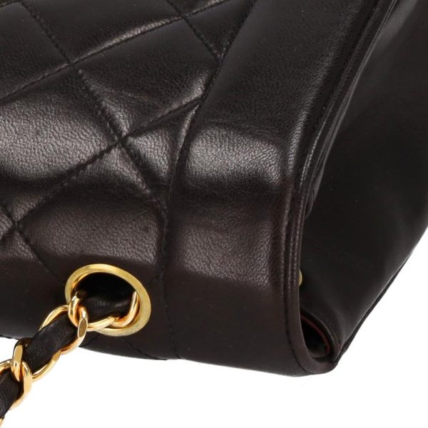 52849 9 Chanel Diana Flap Chain Shoulder Bag Black