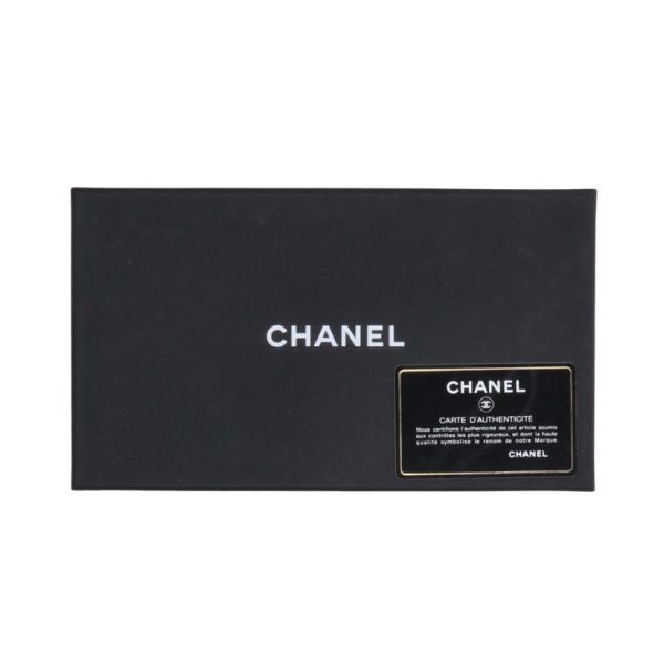 52917 7 Chanel Long Wallet Matelasse Caviar Black