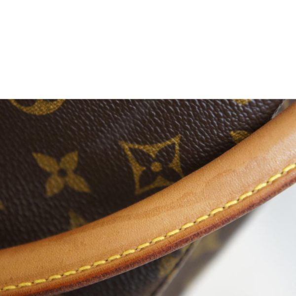 52924 6 Louis Vuitton Looping GM Monogram Shoulder Bag Brown