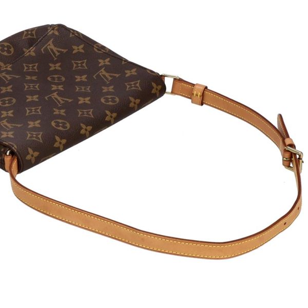 52931 4 Louis Vuitton Musette Tango Short Shoulder Bag Brown