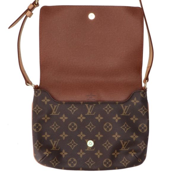 52931 6 Louis Vuitton Musette Tango Short Shoulder Bag Brown