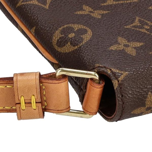 52931 8 Louis Vuitton Musette Tango Short Shoulder Bag Brown