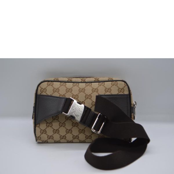 52945 2 Gucci GG Canvas Waist Body Bag