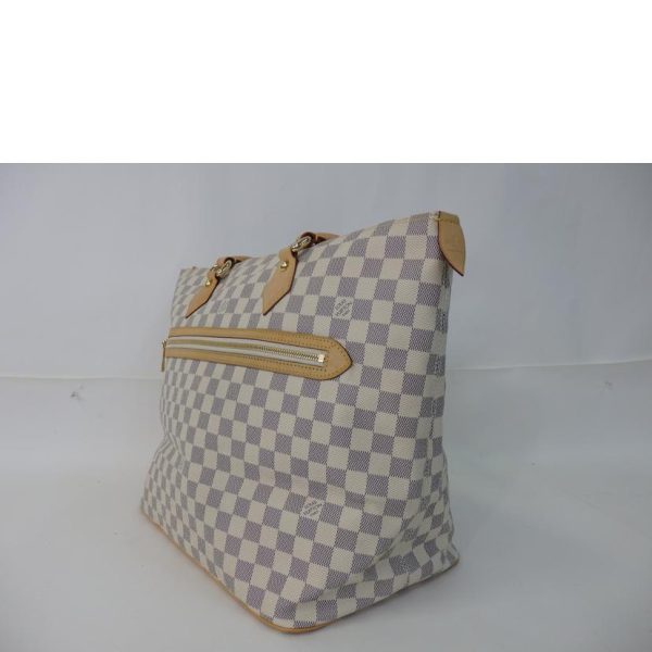 52985 3 Louis Vuitton Saleya Damier Azur Tote Bag White