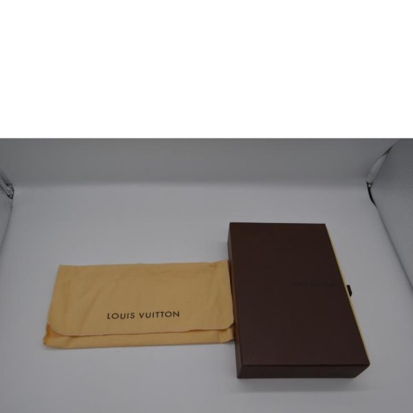 52990 7 Louis Vuitton Portefeuil Sala Damier Ebene Wallet Brown