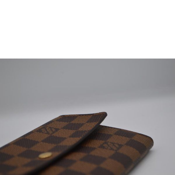 52990 8 Louis Vuitton Portefeuil Sala Damier Ebene Wallet Brown