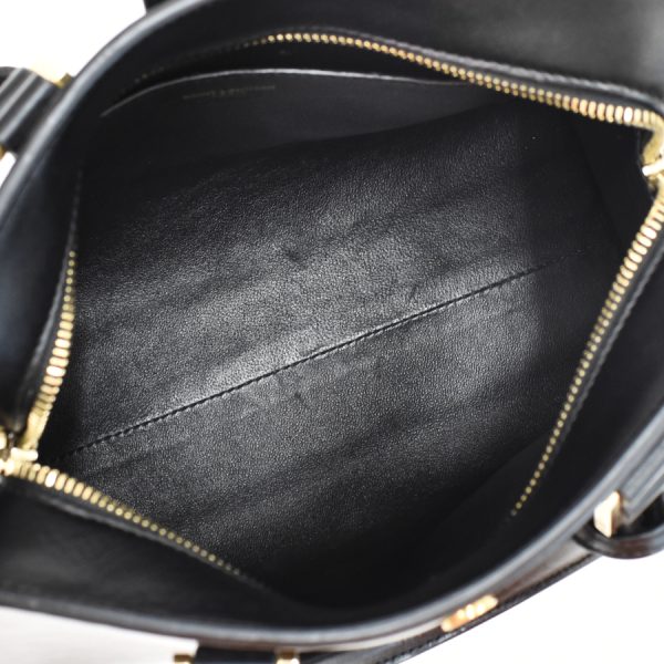 5300014884100180 8 Saint Laurent Baby Cabas Handbag Leather Black