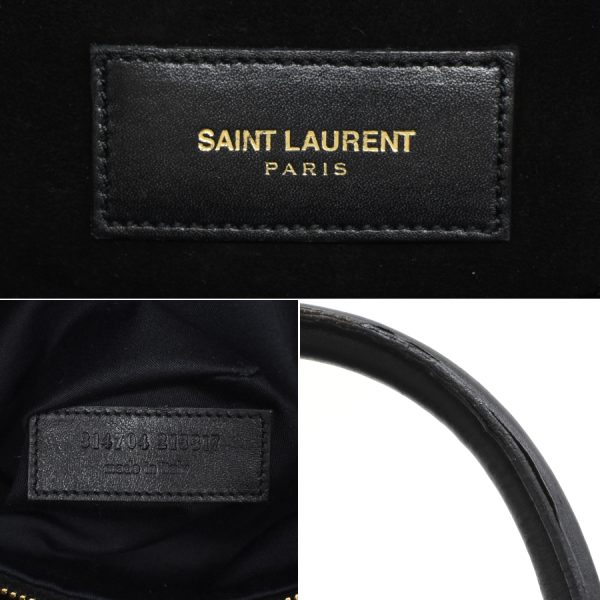 5300014884100208 9 Saint Laurent 2way Handbag Leather Black