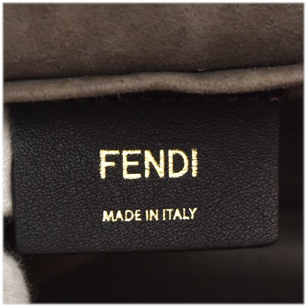 5300021884100334 9 Fendi Canai Shoulder Bag Leather White