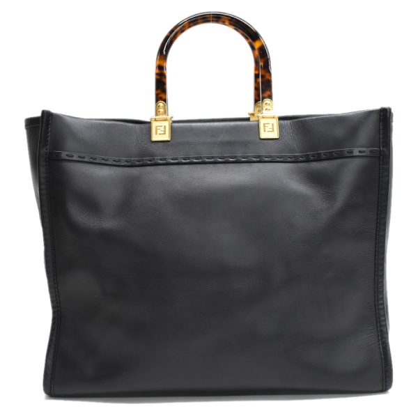 5300021884100555 3 Fendi Sunshine Tote Bag Leather Black