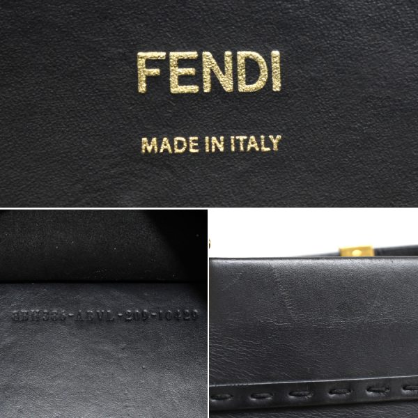 5300021884100555 9 Fendi Sunshine Tote Bag Leather Black