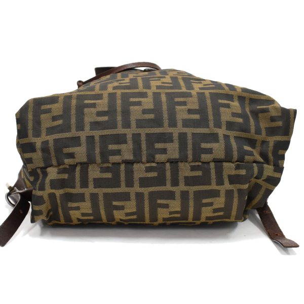 5300021884100599 5 Fendi Backpack Zucca FF Motif Khaki Brown