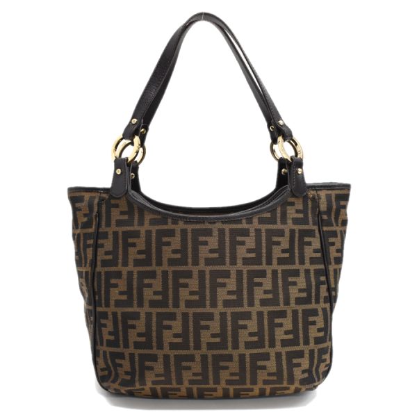 5300021884100616 3 Fendi Zucca Handbag Canvas Brown