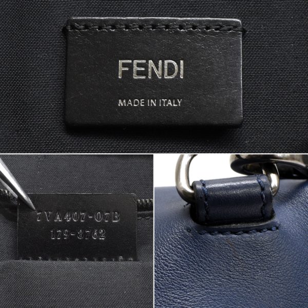 5300021884100618 9 Fendi Messenger Crossbody Bag Leather Navy