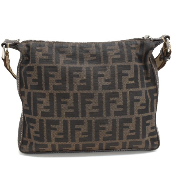 5300021884100648 3 Fendi Selleria Crossbody Bag Zucca Canvas Brown