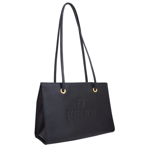 5300021884400043 1 Fendi Tote Bag Leather Black