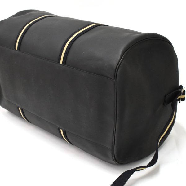 binary comment Celine Boston Leather Travel Bag Black