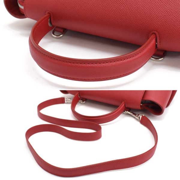 5300028884102364 7 Celine Micro Belt Leather Handbag Red