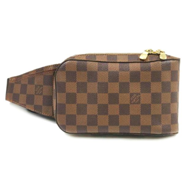 53012 1 Louis Vuitton Jeronimos Bag Old Model Damier Ebene Brown