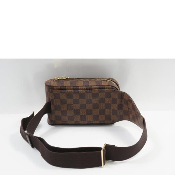 53012 2 Louis Vuitton Jeronimos Bag Old Model Damier Ebene Brown