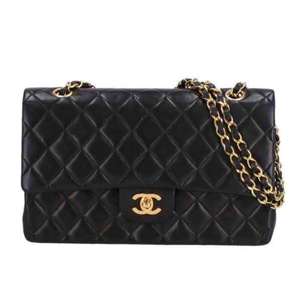 53051 1 Chanel Vintage Matelassé W Flap Chain Shoulder Bag