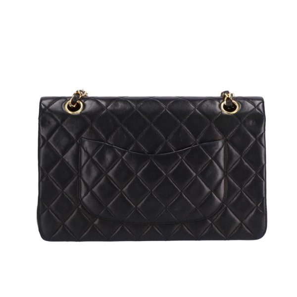 53051 2 Chanel Vintage Matelassé W Flap Chain Shoulder Bag