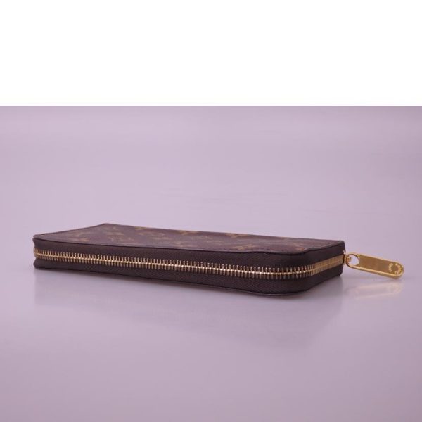 53093 3 Louis Vuitton Zippy Wallet Monogram Wallet Fuchsia Brown