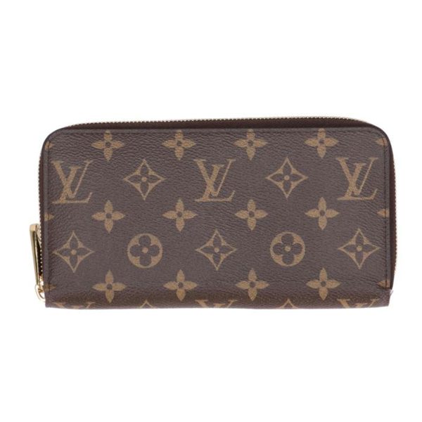 53099 1 Louis Vuitton Zippy Wallet Monogram Wallet Brown