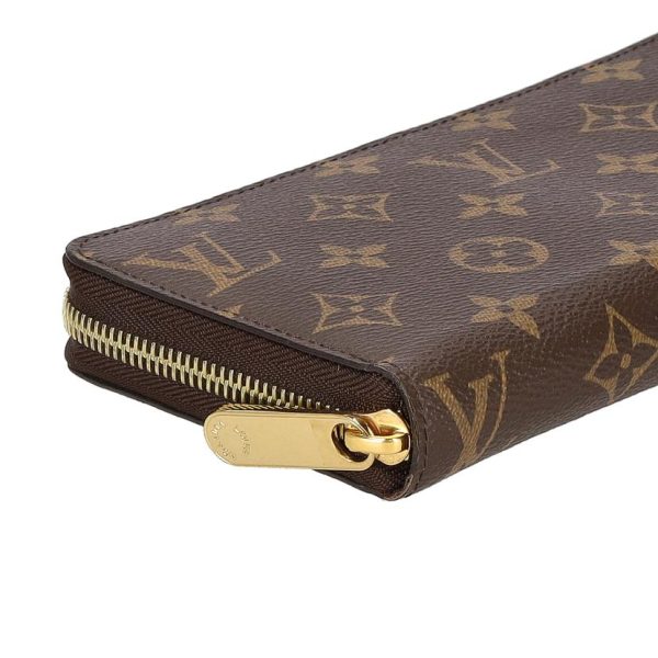 53099 3 Louis Vuitton Zippy Wallet Monogram Wallet Brown