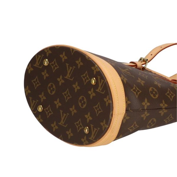 53102 2 Louis Vuitton Bucket PM Shoulder Bag Monogram Brown