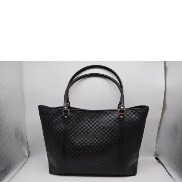 53102 2 Gucci Micro Gucci Shima Leather Tote Noir