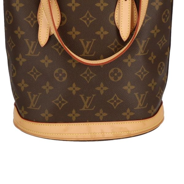 53102 9 Louis Vuitton Bucket PM Shoulder Bag Monogram Brown