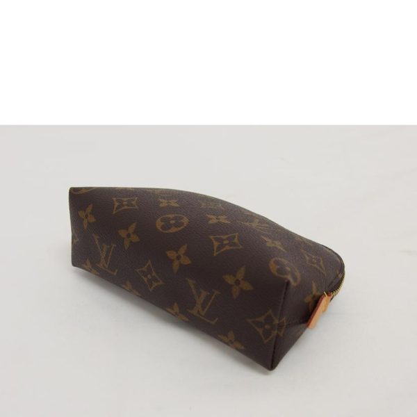 53123 3 Louis Vuitton Pochette Cosmetic PM Monogram Cosmetic Bag Brown