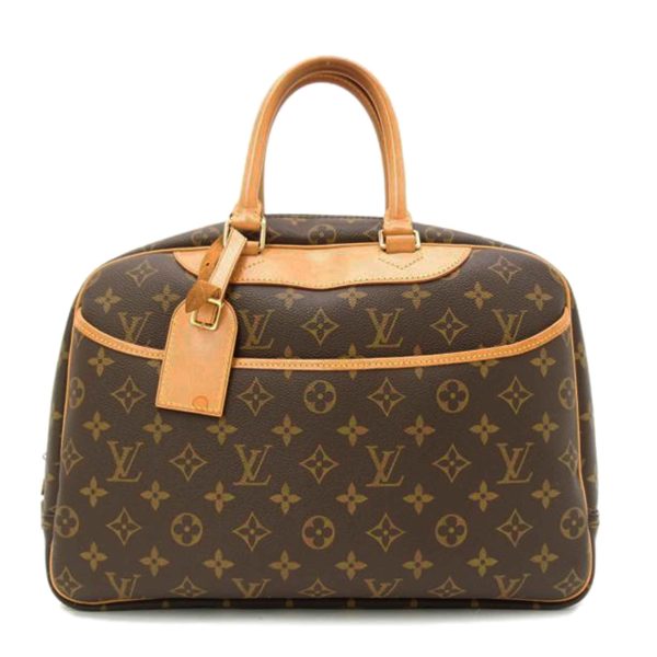 53124 1 Louis Vuitton Bowling Vanity Monogram Bag Brown