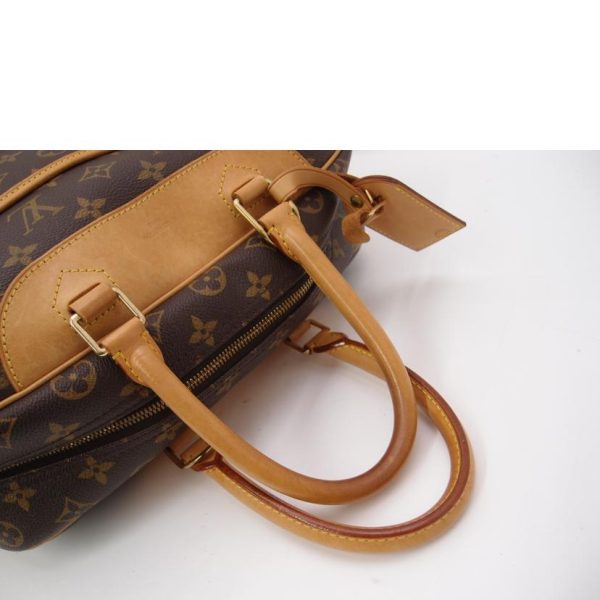 53124 4 Louis Vuitton Bowling Vanity Monogram Bag Brown