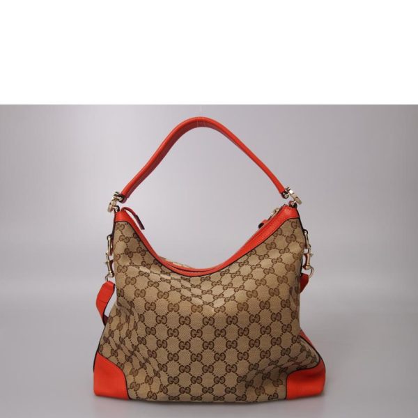 53128 2 Gucci GG Canvas 2Way Hand Bag