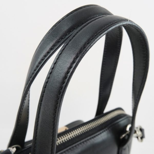 53140305 4 Salvatore Ferragamo 2WAY Shoulder Handbag Gancini Calf Black Zipper