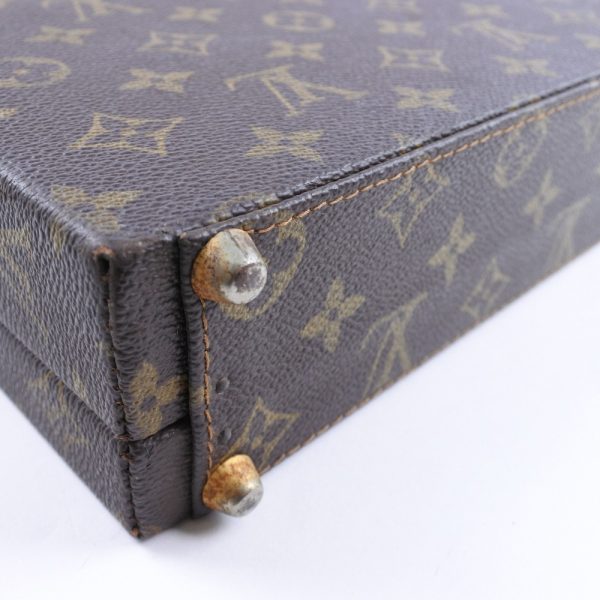 53140409 5 LOUIS VUITTON Business Bag Monogram Canvas Brown