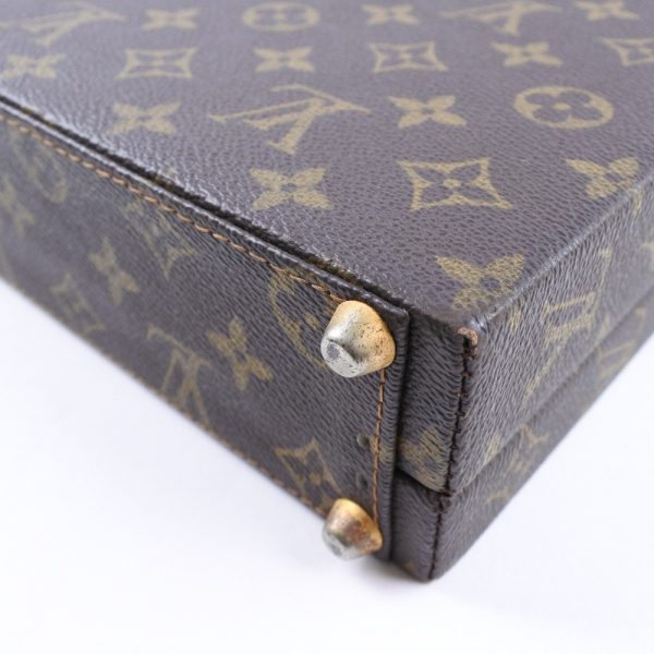 53140409 6 LOUIS VUITTON business bag monogram canvas brown