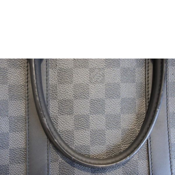 53150 8 Louis Vuitton Anton Tote Damier Graphite Tote Bag Black