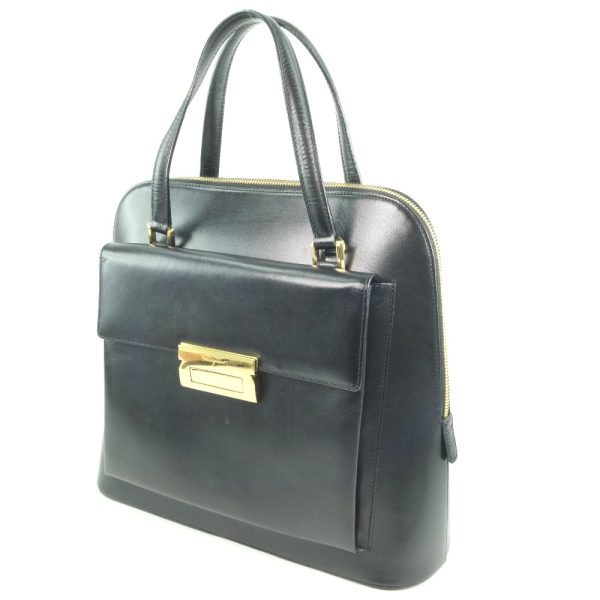 53150358 2 Salvatore Ferragamo Calf Black Handbag