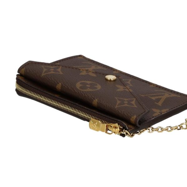 53164 4 Louis Vuitton Portocart Rectoverso Monogram Wallet Brown