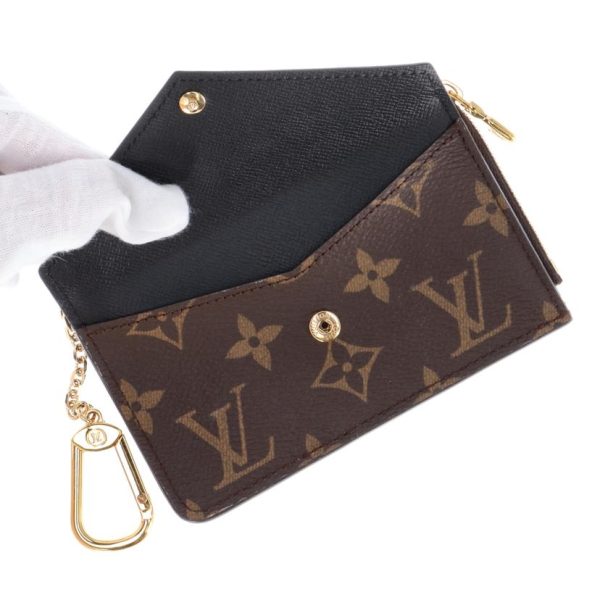 53164 6 Louis Vuitton Portocart Rectoverso Monogram Wallet Brown