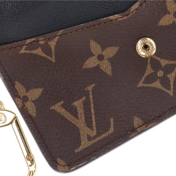 53164 9 Louis Vuitton Portocart Rectoverso Monogram Wallet Brown