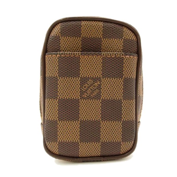 53167 1 Louis Vuitton Etui Okapi PM Damier Ebene Canvas Case Brown