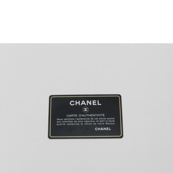 53198 7 Chanel Cambon Line Long Wallet Black