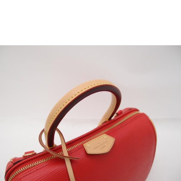 53235 4 Louis Vuitton Dog BB Epi Handbag Coquelicot Red