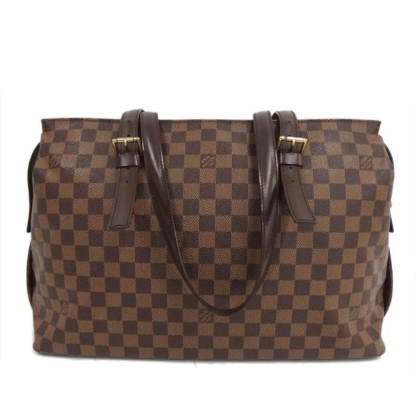 53239 1 Louis Vuitton Chelsea Damier Ebene Tote Bag Brown