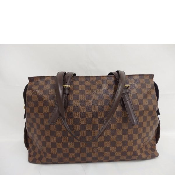 53239 2 Louis Vuitton Chelsea Damier Ebene Tote Bag Brown