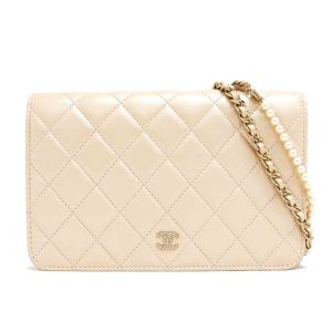 53246 1 Chanel Vanity Bag Caviar Skin Orange Gold Hardware